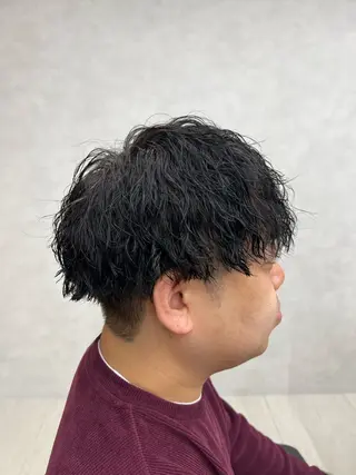 ショート パーマ メンズ 🏅メンズ特化 ヤマクラ タイキのヘアスタイル