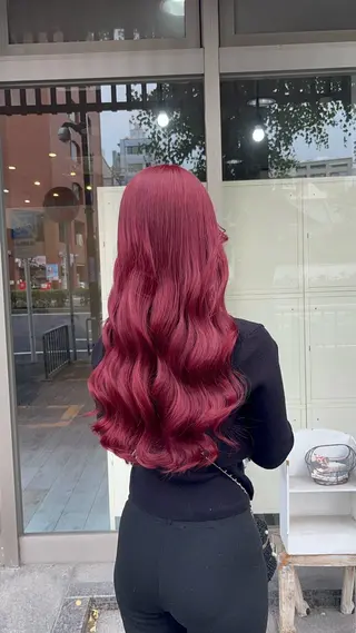 ロング カラー 村田梨乃/ minim hairのヘアスタイル