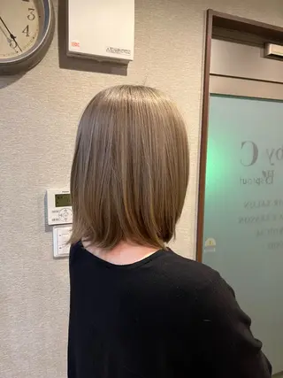 ミディアム カラー 大人女子&髪改善専門 Nobuフリーランスのヘアスタイル