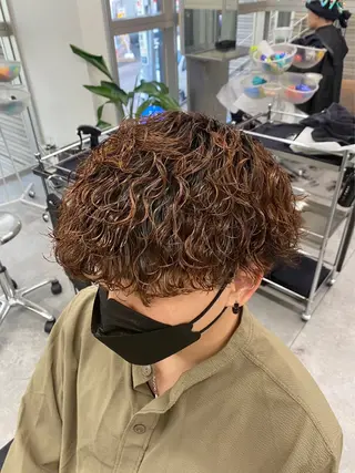 ショート パーマ メンズ お悩み解消✨/ メンズパーマ✨/直樹のヘアスタイル