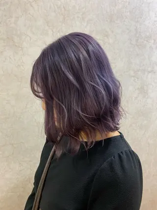 ミディアム angelica 🌸ayaka🌸のヘアスタイル