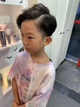 キッズ メンズ 遠藤 史秋のヘアスタイル