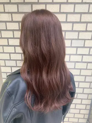 カラー 矯正パーマ、ベージュ ボブカット🫧のヘアスタイル