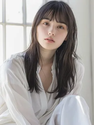ロング カットパーマ 募集／Otohaのヘアスタイル