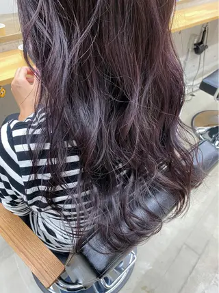 ロング カラー ヘアアレンジ son hair HIROEのヘアスタイル