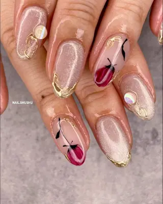 ネイル 3dパーツ/流行り 👧shushu❤️のネイルデザイン