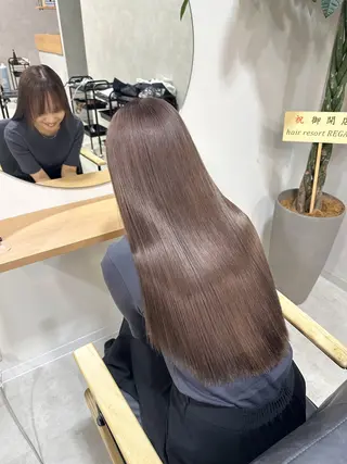 ロング カラー 太田 愛理のヘアスタイル