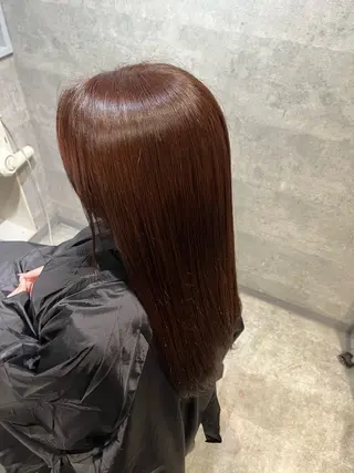 ロング カラー 青木 奏楽のヘアスタイル