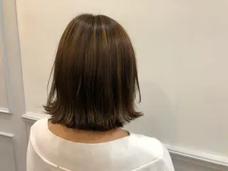 ミディアム ひろせ かなのヘアスタイル