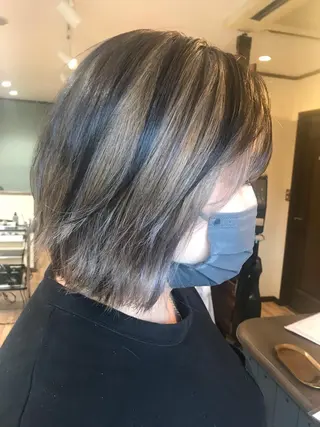 ミディアム カラー Ray hair 春日部のヘアスタイル
