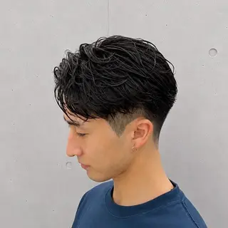 パーマ メンズ ウエムラ/似合 わせカット/パーマのヘアスタイル