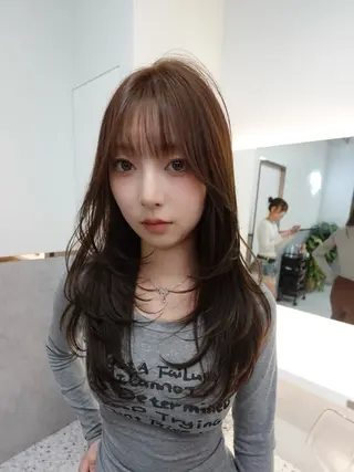 ロング Yuta✂︎ 韓国レイヤー🪽のヘアスタイル