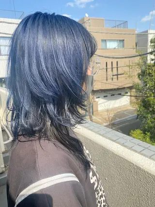 セミロング stylist トモヤのヘアスタイル