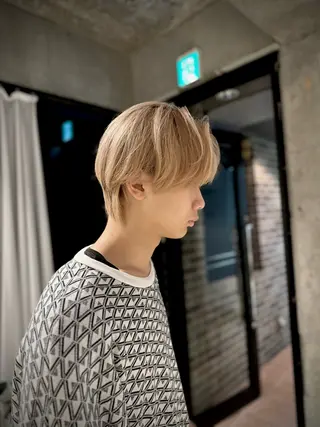ショート カラー メンズ 高島 悠吾のヘアスタイル