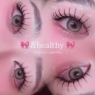 マツエク・マツパ 🎀束感/上下エク/ 𝙍𝙐𝘼 🎀のマツエク・マツパデザイン