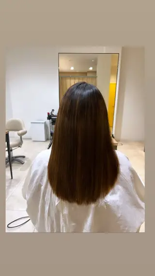 ロング タナカ レイヤのヘアスタイル