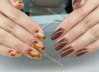 ネイル 神田 ココナッツのネイルデザイン