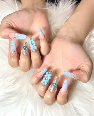 ネイル 🌙🫧CHARME (RUKA)🦋🫧のネイルデザイン