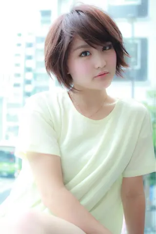 ショート Endearing 銀座/レイヤーカットのヘアスタイル