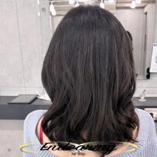パーマ Endearing 銀座/レイヤーカットのヘアスタイル