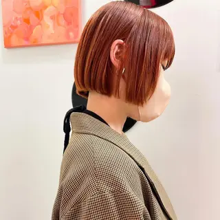 ミディアム カラー パーマ 💖美髪矯正💖 辻未侑のヘアスタイル