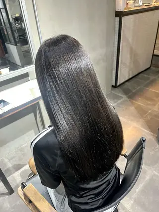 ロング カラー 透明感♥韓国ヘア HINAのヘアスタイル