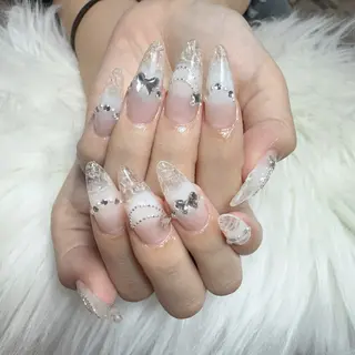 ネイル 🎀nana🫧 ワンホンネイル🎀のネイルデザイン