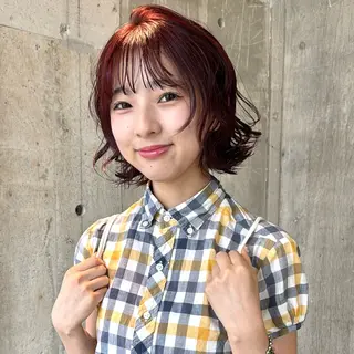 ショート パーマ 🍈yurina 福岡/パーマ🍈のヘアスタイル
