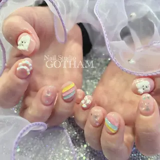 ネイル 高円寺駅からすぐ🌈 ネイルGOTHAMのネイルデザイン