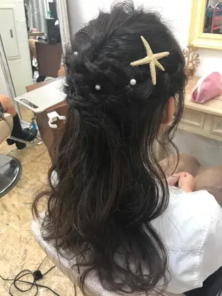 ロング ヘアアレンジ 💘カラー人気No. 1💘SAYAのヘアスタイル