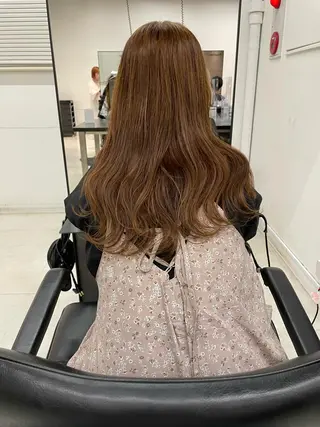 ロング カラー 🐺ウルフ/レイヤー カット/高嶋湧大のヘアスタイル