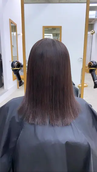 ミディアム パーマ KVELL ユナのヘアスタイル