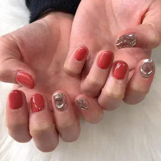 ネイル 西岡 杏のネイルデザイン