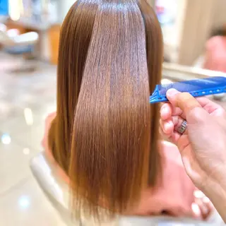 セミロング カラー 縮毛矯正職人/艶髪 ✨️村上 渉のヘアスタイル