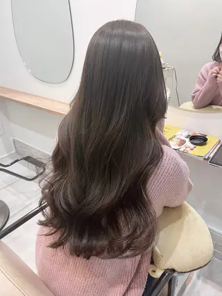 ロング 加藤 明香里のヘアスタイル