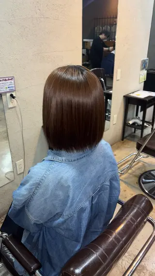 ミディアム 小池 かなこのヘアスタイル