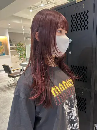 ミディアム 薄暮 マツイ レンのヘアスタイル