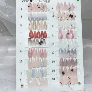 ネイル エルバイノリコ小川 パラジェル取扱店のネイルデザイン