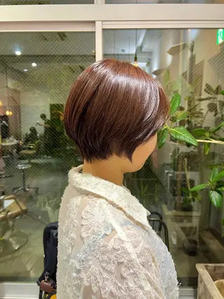 ショート カラー 🌷ショートレイヤー ヘッドスパ🌷鈴木のヘアスタイル