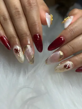 ロング 古賀 はるみのネイルデザイン