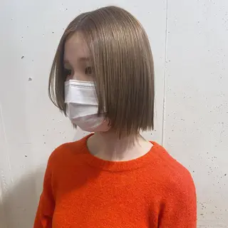 ミディアム カラー ヘアアレンジ ✨️ボブカット中村 真緒✨️のヘアスタイル