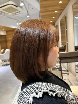 ミディアム 竹谷 奈津実のヘアスタイル