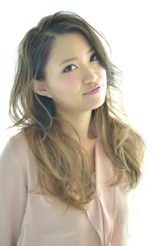 ロング カラー 神野 雅樹のヘアスタイル
