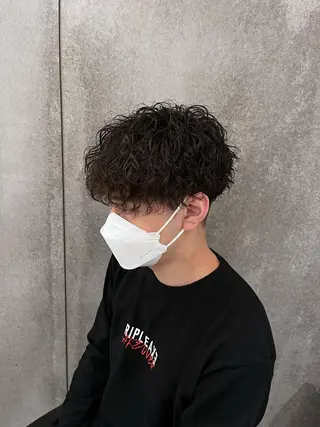 ショート パーマ メンズ 瀧野 翔吾【メンズ特化】のヘアスタイル