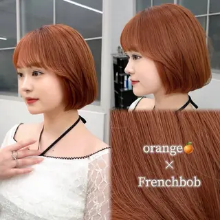 ショート カラー ボブ/透明感 カラー ໒꒱⋆꙳ゆいなのヘアスタイル