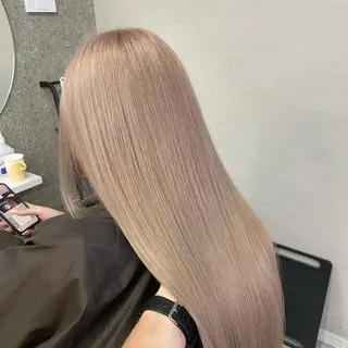 ロング カラー Lull1人美容室 バレイヤージュのヘアスタイル