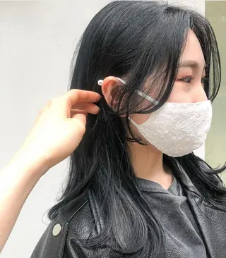 ロング カラー 韓国風レイヤーカット 💎髪質改善"yuiのヘアスタイル
