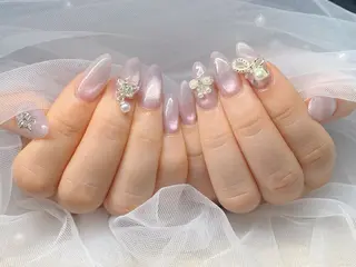 ネイル チップ長さ出し 専門店のネイルデザイン