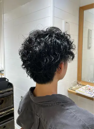 メンズ 🐝メンズハイライト …Rioのヘアスタイル