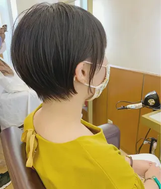 ショート カラー 中根　いち 美髪を作るプロのヘアスタイル